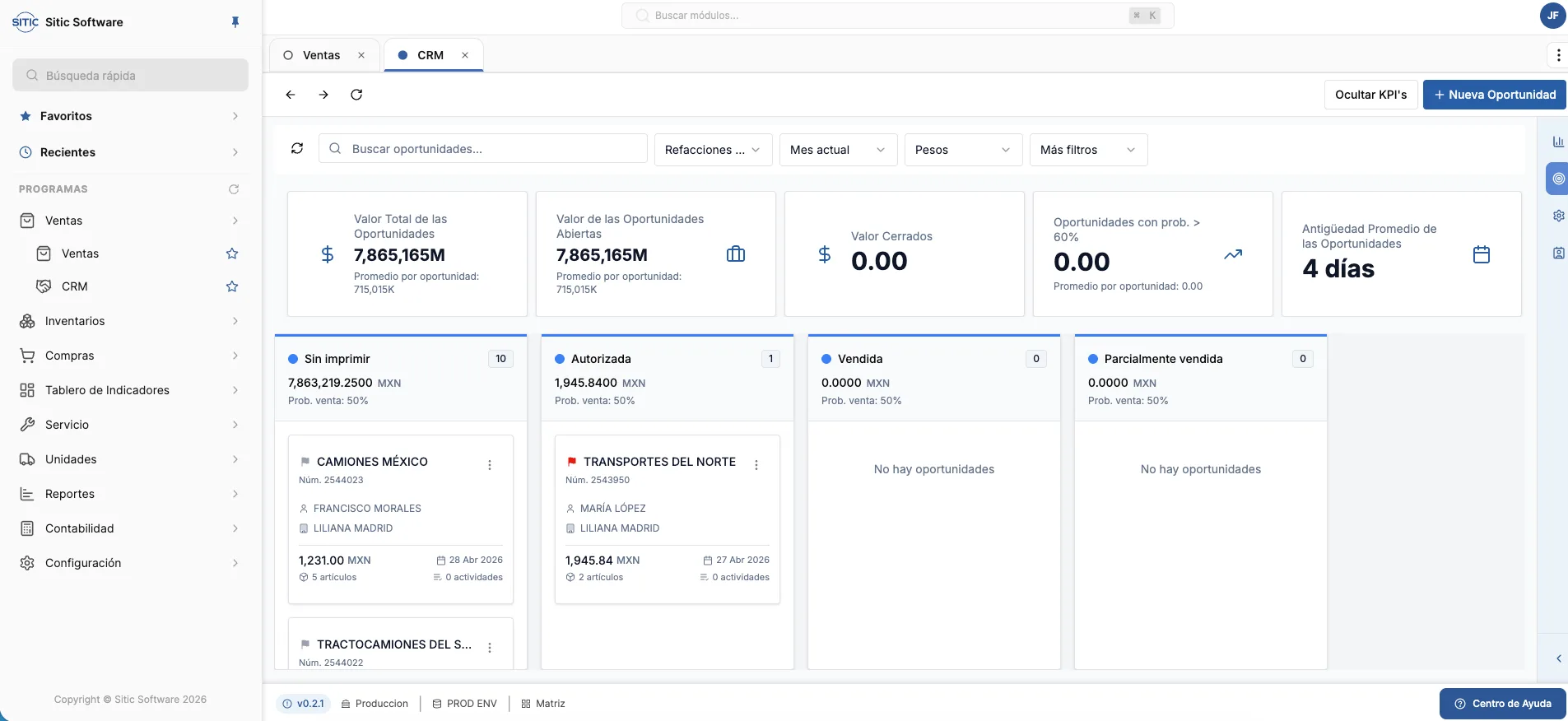 Dejar de perder oportunidades comerciales con un CRM integrado
